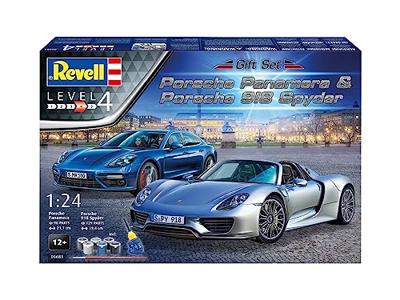 Revell Porsche Panamera & 918 Spyder Gift Set Revell Porsche Panamera & 918 Spyder Gift Set