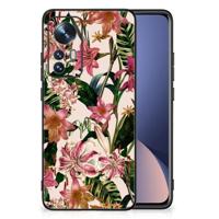 Xiaomi 12 | 12X Bloemen Hoesje Flowers - thumbnail