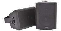 QTX paar wandluidsprekers BC5A zwart 30W RMS - thumbnail