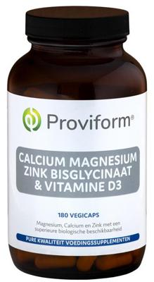 Proviform Calcium Magnesium Zink Bisglycinaat & D3 Vegicaps Proviform Calcium Magnesium Zink Bisglycinaat & D3 Vegicaps