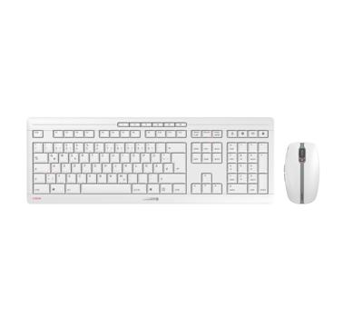 CHERRY Stream Desktop Recharge toetsenbord Inclusief muis Universeel RF Draadloos QWERTZ Duits Grijs