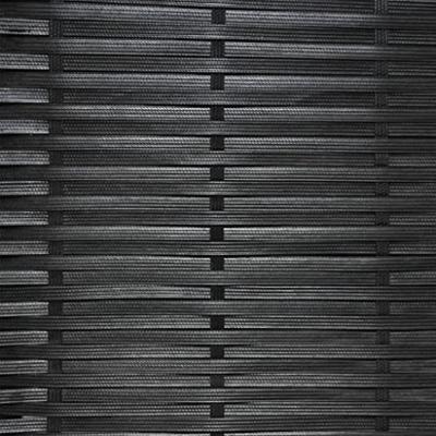 3-delige Bistroset met kussens poly rattan zwart