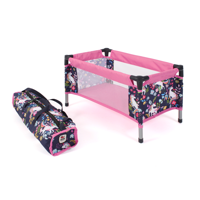 Eenhoorn reisbedje voor poppen - thumbnail