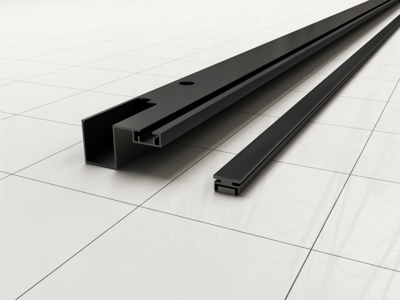 Muurprofiel Met Magneetstrip Wiesbaden Voor Nisdeur Skyline Mat Zwart