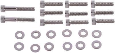 TNT Motorkap schroevenset screw set engine cover minarelli 50 chrome