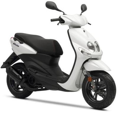 Plaatset 9-delig Edge voor Yamaha Neo's - vanaf bouwjaar 2008 tot 2011 - 2 en 4 takt model - glanzend wit