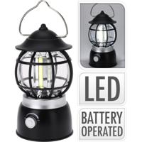 Campinglamp cob 10x19cm zwart - thumbnail