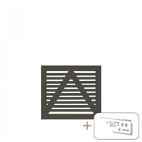 Ombergrijs Houten Tuinpoort Tokyo 100 x 90 CM - thumbnail