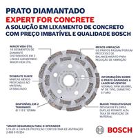 Bosch Accessories 2608601761 Komschijf Expert for concrete met lange levensduur Bosch Power Tools Diameter: 115 mm 1 stuk(s) - thumbnail
