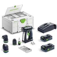 Festool C 18 HPC 4,0 I-Set Accu Schroefboormachine 18V 4.0Ah in Systainer - 577617 - thumbnail
