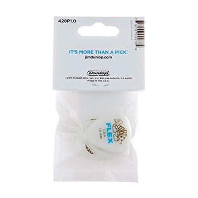 Dunlop 428P100 Tortex Flex Standard Plectrum 1.00mm 12-Pack