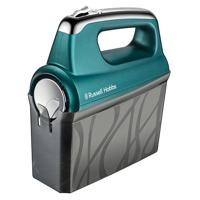 Russell Hobbs 25891-56 Wervelmixer, 5 snelheden, Turbofunctie, 1 paar Propeller, Kneder, Whisk Mixers - Turquoise - thumbnail