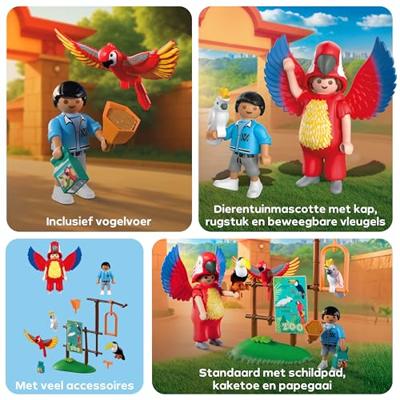 PLAYMOBIL Animals & Friends dierentuin: mascotte 72074