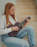 Yamaha GL1 TBS Guitalele gitaar-ukelele Tobacco Brown Sunburst - thumbnail