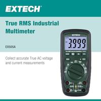 Extech Extech EX505A Multimeter Digitaal CAT IV 600 V Weergave (counts): 6000 - thumbnail
