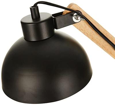 Flexo/bureaulamp EDM 32116 Zwart Hout Metaal 60 W E27 Ø 16 x 52 cm Ø 16 x 53 cm