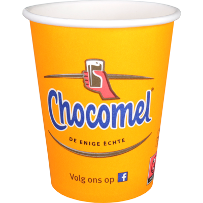 Chocomel | Chocomelbeker | Karton + PE | 250ml | 8oz | 92mm | 1000 stuks