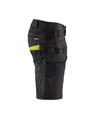 Blåkläder Service short met spijkerzakken 14941330 | Zwart/High Vis Geel | Maat 48 - 7330509688939 Blåkläder Service short met spijkerzakken 14941330 | Zwart/High Vis Geel | Maat 48 - 7330509688939