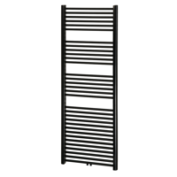 Designradiator Haceka Gobi Adoria 59x162,4 cm Zwart 6-Punts Aansluiting (829 Watt) - thumbnail
