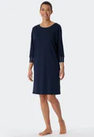 Schiesser dames nachthemd wijd model - 3/4 Mouw - Modal - Katoen - thumbnail
