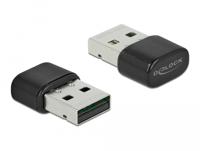 Delock 61000 Bluetooth 4.2 en dual-band WLAN ac/a/b/g/n 433 Mbps USB-adapter - thumbnail