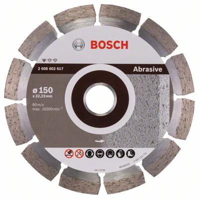 Bosch Accessoires Diamantdoorslijpschijf Standard for Abrasive 150 x 22,23 x 2 x 10 mm 1st - 2608602617 Bosch Accessoires Diamantdoorslijpschijf Standard for Abrasive 150 x 22,23 x 2 x 10 mm 1st - 2608602617