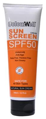 Colourwell Natuurlijke zonnecreme SPF50 100 Milliliter