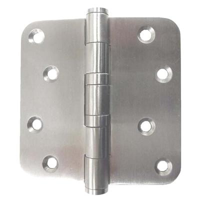 AXA kogellagerscharnier - 89x89x2,5mm - afgerond - RVS geborsteld