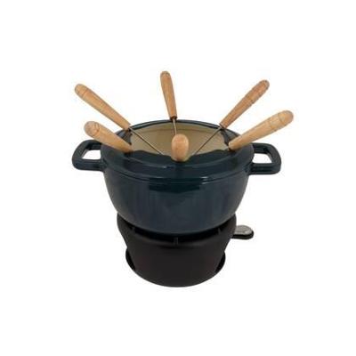 Cosy & Trendy Fondueset Fontestic Gietijzer Green Heron - Ø 18 cm