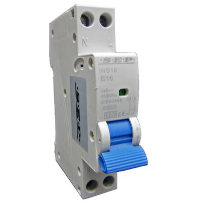 SEP Installatie automaat B40 1polig+n 6kA 18mm breed