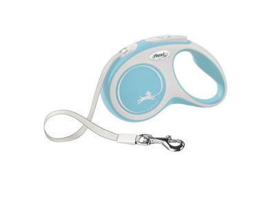 Flexi Rollijn Hondenriem New Comfort Licht Blauw S 5m