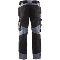 Blåkläder Werkbroek met spijkerzakken 15551860 | Zwart/Grijs | Maat D124 - 7330509591123 - thumbnail
