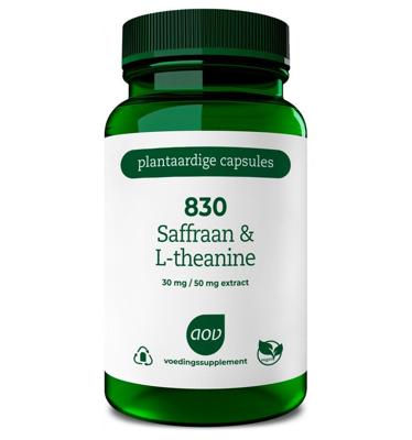 AOV 830 Saffraan L-Theanine Capsules