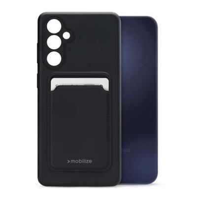 Mobilize Rubber Gelly Card Case Samsung Galaxy A15 4G/5G Matt Black