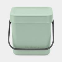 Brabantia Sort & Go afvalemmer 3 liter jade green - thumbnail