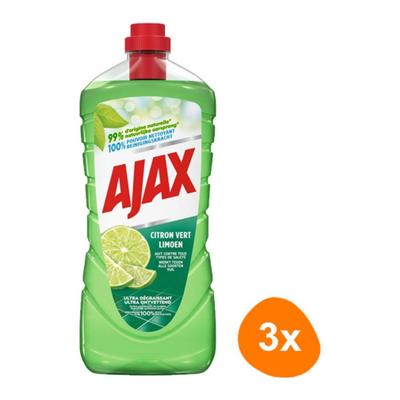 Ajax - Allesreiniger Lemon - 3x 1,25ltr Ajax - Allesreiniger Lemon - 3x 1,25ltr