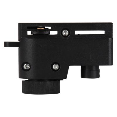 Zwarte Spanningsrail Connector Hanglamp - 1-Fase Systeem
