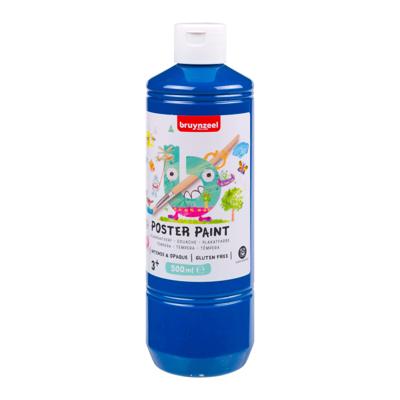 Plakkaatverf bruynzeel fles 500ml diepblauw | 10 stuks