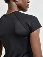 Craft 1908767 Adv Essence Ss Slim Tee Wmn - Black - XS - thumbnail
