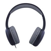 T'nB - Bedrade Supra-auditieve hoofdtelefoon, Foam Pads, Hoofdband Liner voor optimaal comfort, USB-C-kabel, ingebouwde bedieningselementen, microfoon - blauw - thumbnail
