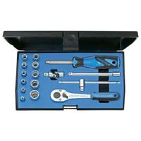 Gedore 20 EMU-10 6162220 Dopsleutelset 1/4 (6.3 mm) 16-delig - thumbnail