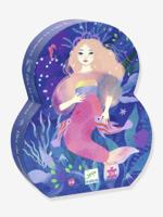 Puzzel 36 stukjes Ella de zeemeermin DJECO paars - thumbnail