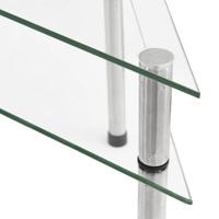 VidaXL Keukenschap 49,5x35x19 cm gehard glas transparent - thumbnail