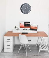 Orium by CEP wandklok, quartz, diameter 30 cm, grijs - thumbnail