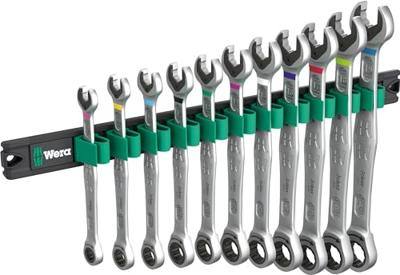 Wera 05020014001 9630 Magnetleiste 6000 Joker 1 Steek-ringratelsleutelset 11-delig Sleutelbreedte (metrisch) 8 - 19 mm - thumbnail