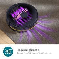 Philips XU2000/10 Robotstofzuiger met Dweilfunctie - Blauw - thumbnail