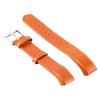 By Qubix - Lederen bandje Compatible met Fitbit Alta - Camel bruin - Compatible fitbit bandje - thumbnail