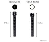 Zaklamp maul kronos l led 26cm lichtbereik 280m 8w - thumbnail