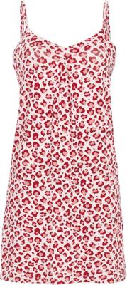 Spaghetti nachthemd roze panterprint Ringella