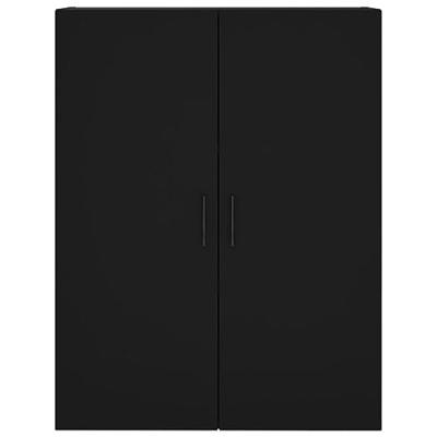 Hangkast 69,5x34x90 cm zwart